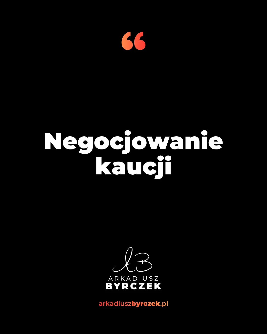 Negocjowanie kaucji